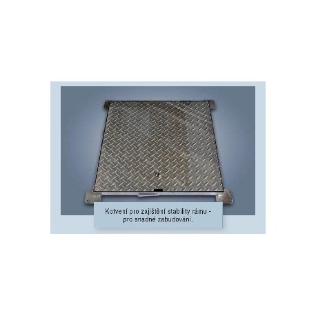 Poklop slzičkový plech EASY - 800 x 800 mm