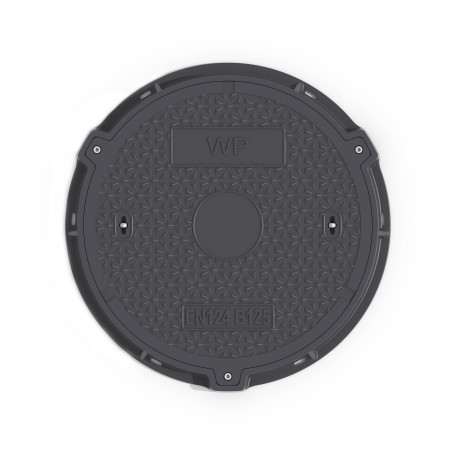 Poklop KOMPOZIT DN 600, tř. B125 - vodotěsný