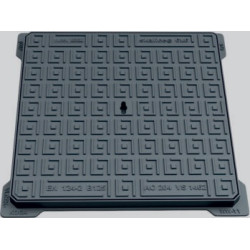 Litinový poklop SKALICE 300 x 300 mm - B 125