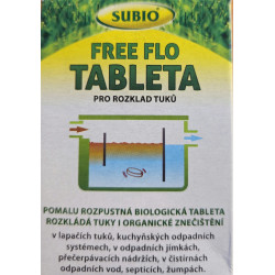 Free Flo Tableta  - Biologický čistič tukových lapačů a odpadů