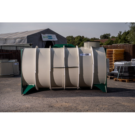 Nádrž válcová ležatá 2 m3 - samonosná