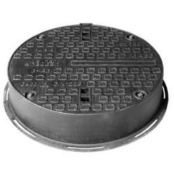 Litinový poklop  P-TOP 600 - B 125 - vodotěsný