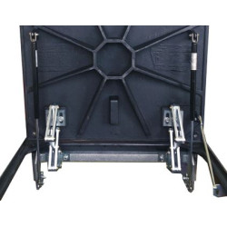 Litinový poklop  TETRA  800 x 800 mm D 400 - hydraulický