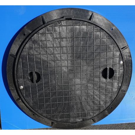 Poklop plastový DECR BASIC prům. 600 mm