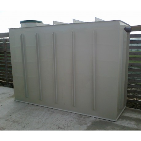 Hranatá jímka k obetonování 24 m3