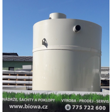 Jímka dva pláště 4 m3 - snadné betonování