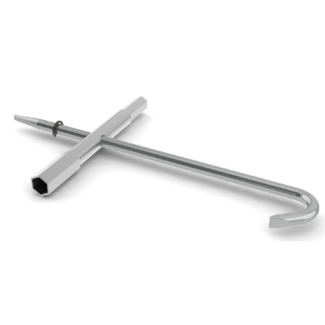 Klíč univerzální pro litinové poklopy