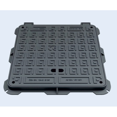 Poklop litinový OSTRAVICE 600 x 600 mm B 125