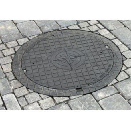 Poklop plastový DECR BASIC prům. 600 mm