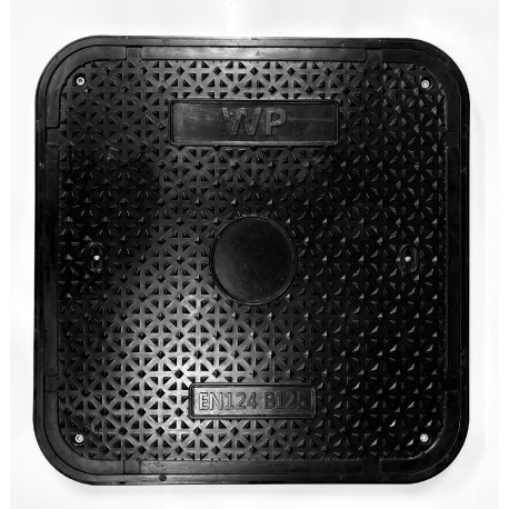 Poklop KOMPOZIT 700 x 700 mm, B 125 - vodotěsný