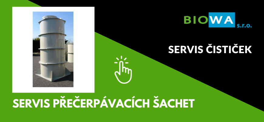 Servis čističek - SERVIS PŘEČERPÁVACÍCH ŠACHET